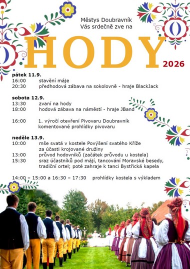 Doubravnické hody 2026